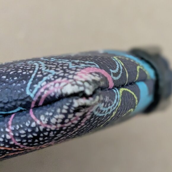 Coach Women's  Blue Wristlet Wallet Corner Zip With Signature - Picture 11 of 12